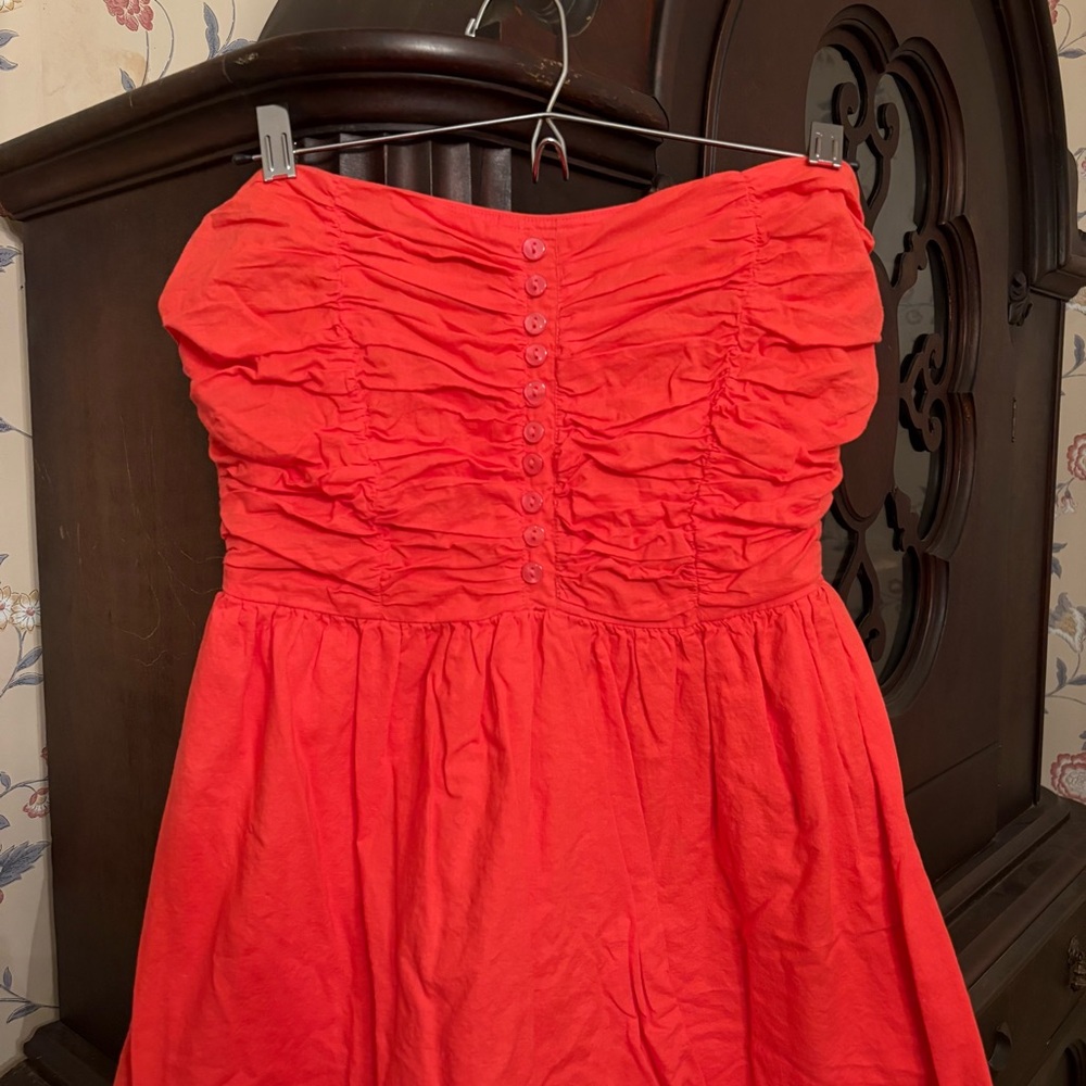 Vibrant Strapless MiniDress